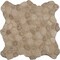 Msi Travertine Blend River Rock SAMPLE Tumbled Marble Mesh-Mounted Mosaic Tile ZOR-MD-0441-SAM - alternate 1